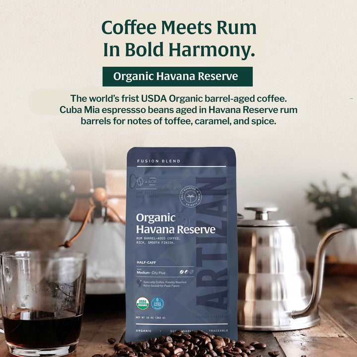 Organic Havana Reserve Rum Barrel Aged Coffee