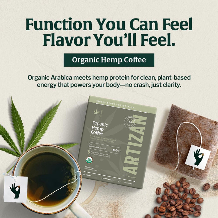 Organic Hemp Coffee Singles
