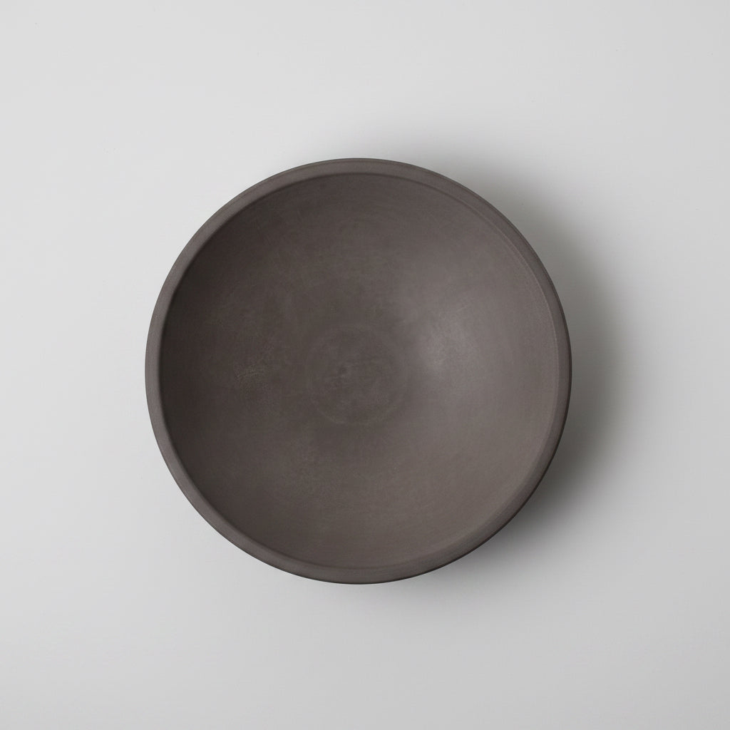 Concrete Infinity Bowl with Birch Presentation Crate: Gray
