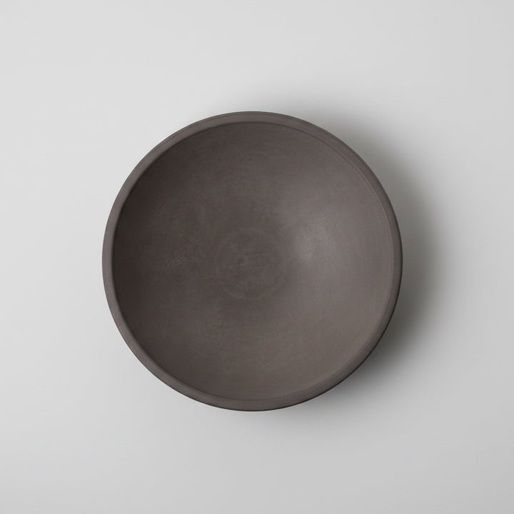 Concrete Infinity Bowl with Birch Presentation Crate: Gray