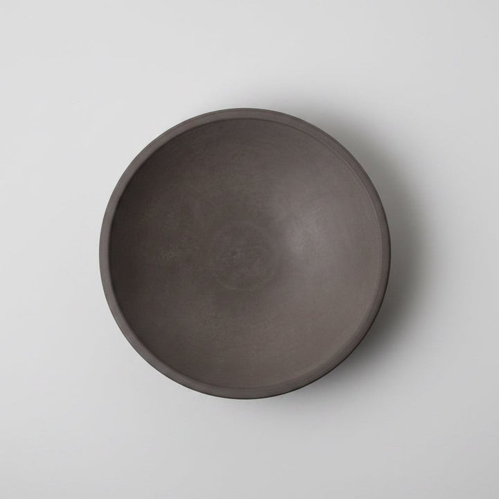Concrete Infinity Bowl with Birch Presentation Crate: Gray — , [material], Port Living Co.