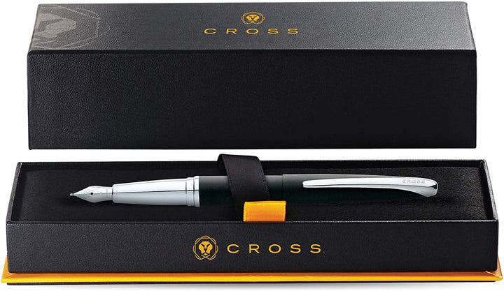 ATX® Basalt Black Stainless Steel Fine Nib Fountain Pen