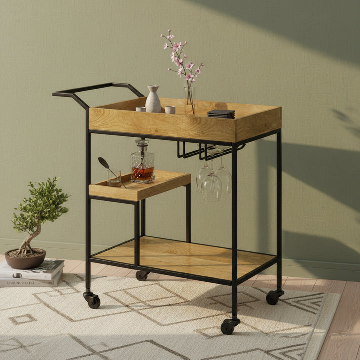 Barnes - Bar Cart - Natural