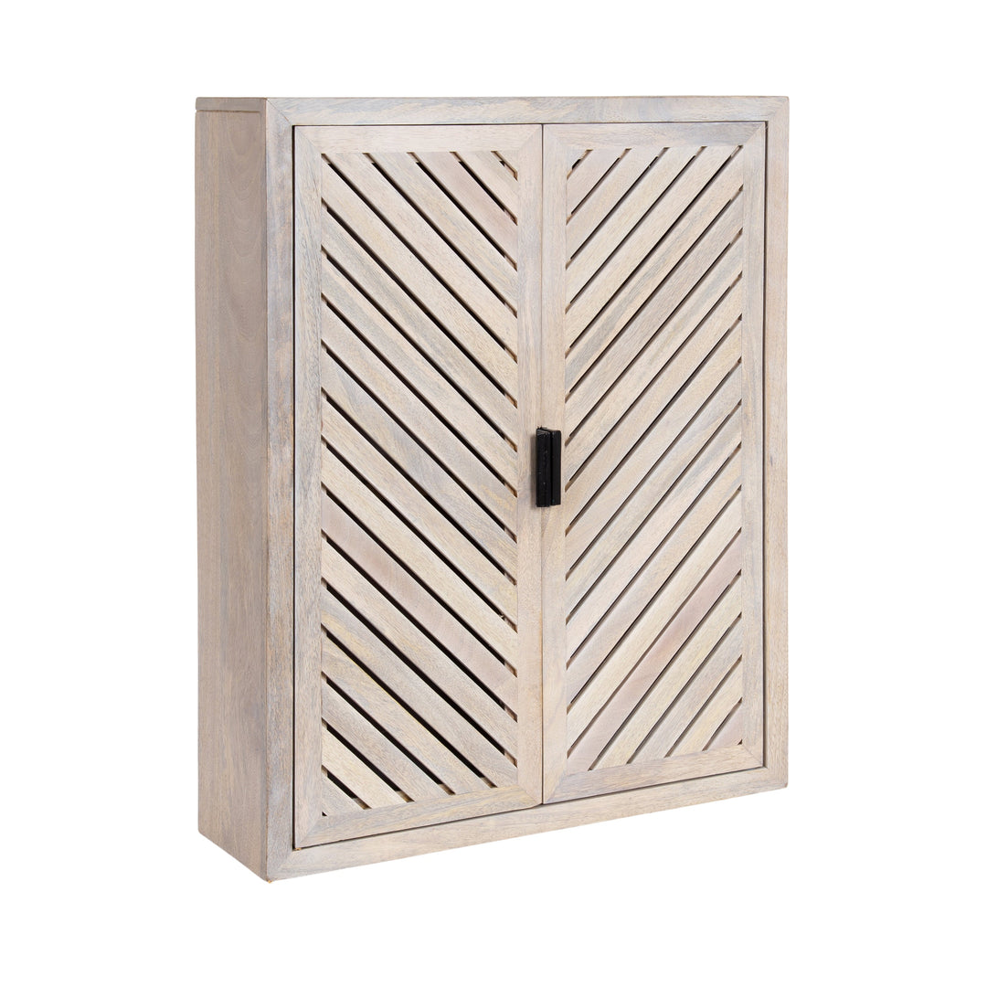 Mezzeta Tall Wood Bath Cabinet