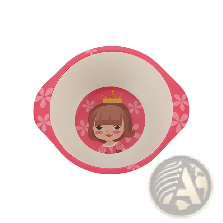 Bamboo Fiber Baby Bowls Cartoon Animal Feeding Dishes