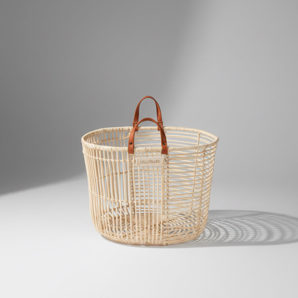 Which-Way Handwoven Rattan Storage Basket