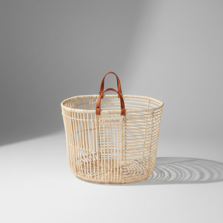 Which-Way Handwoven Rattan Storage Basket