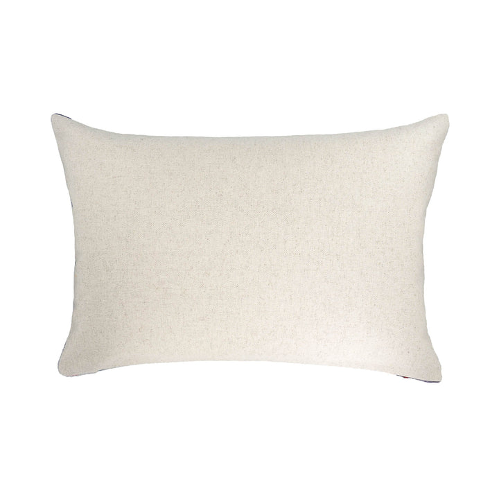 Solid cream throw pillow cover with no visible pattern