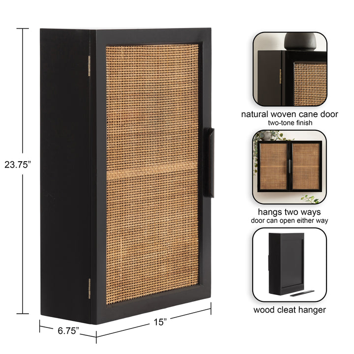 Ori Rattan Wall Cabinet