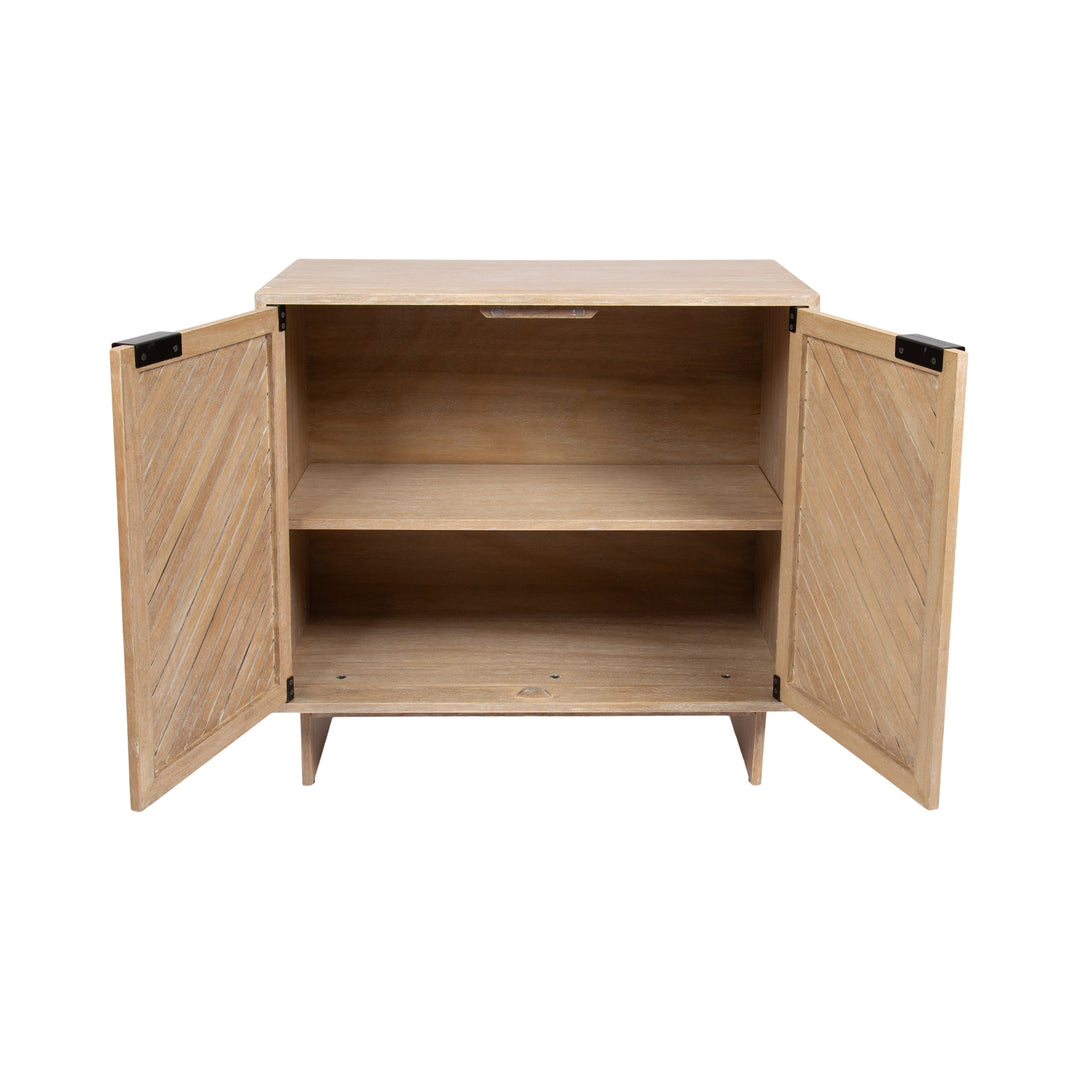 Mezzeta Wood Floor Storage Cabinet
