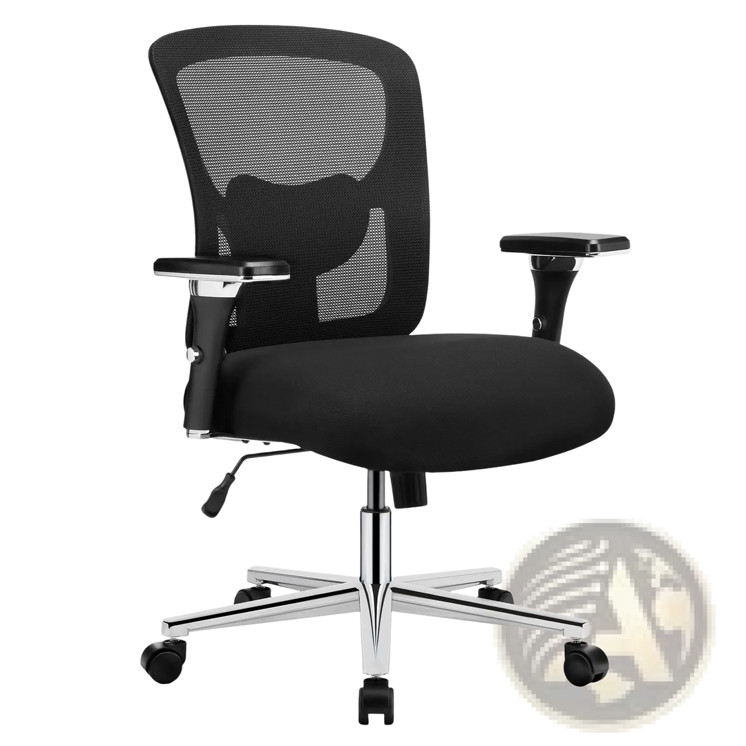 Big and Tall Office Chair 500lb Mesh Ergonomic Seat