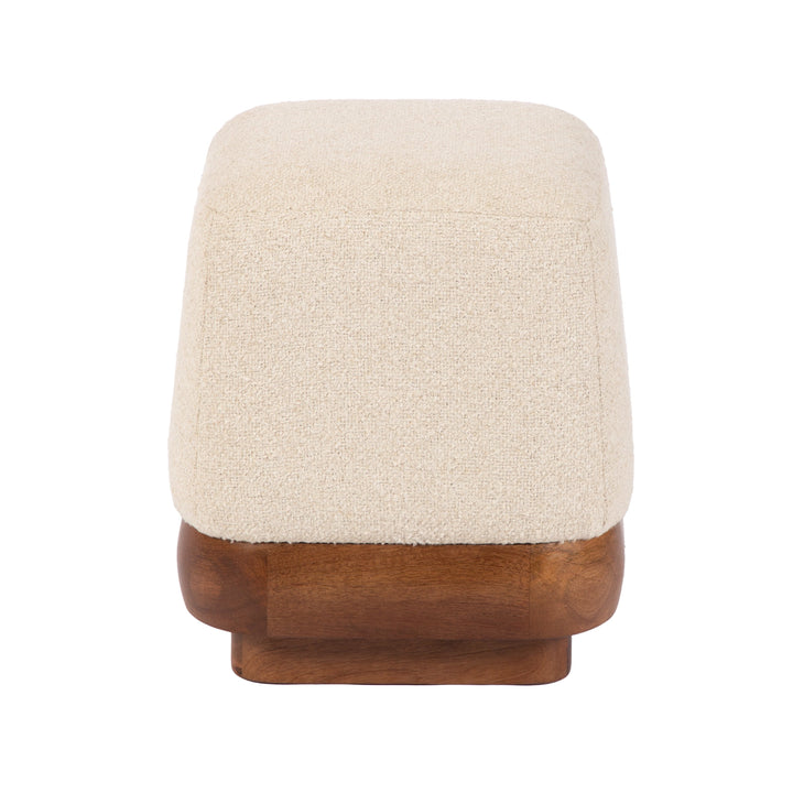 Sabri Square Ottoman Fabric and Wood