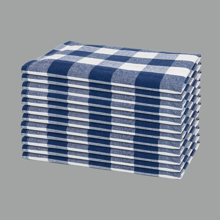 Plaid Dinner Napkins—100% Cotton (12 Pack)