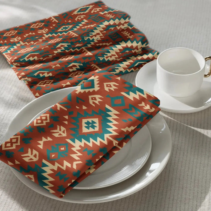 Eco Friently Bohemian Pattern Cotton Napkin (Set of 4)