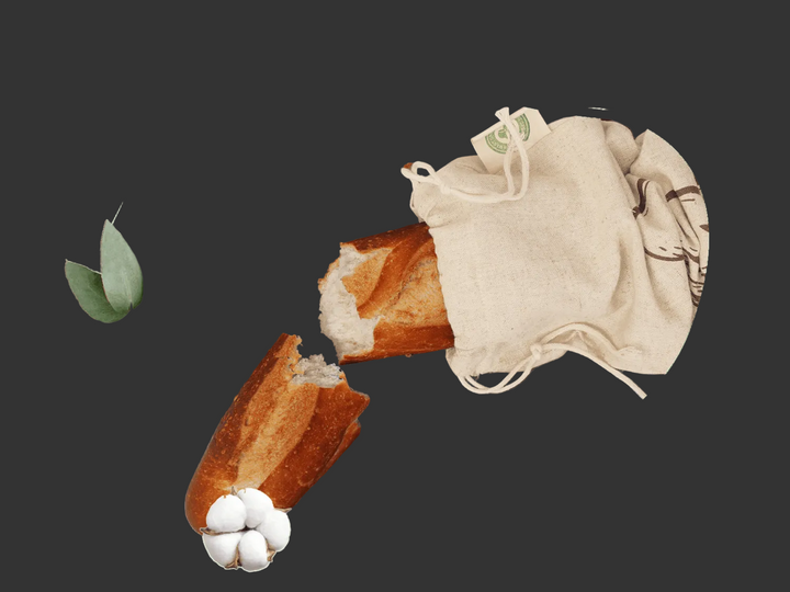 Reusable Organic Linen Bread Bags (Set of 4)