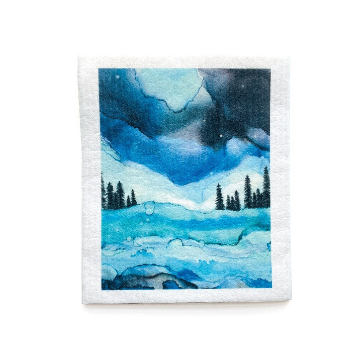 Bundle of 3 Swedish Dishcloths | Coastal Forest by Studio Feron