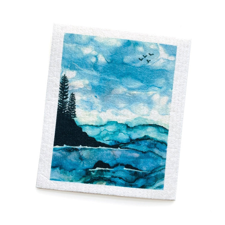 Bundle of 3 Swedish Dishcloths | Coastal Forest by Studio Feron