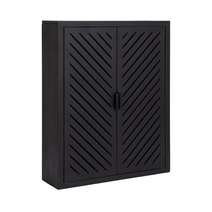 Mezzeta Tall Wood Bath Cabinet