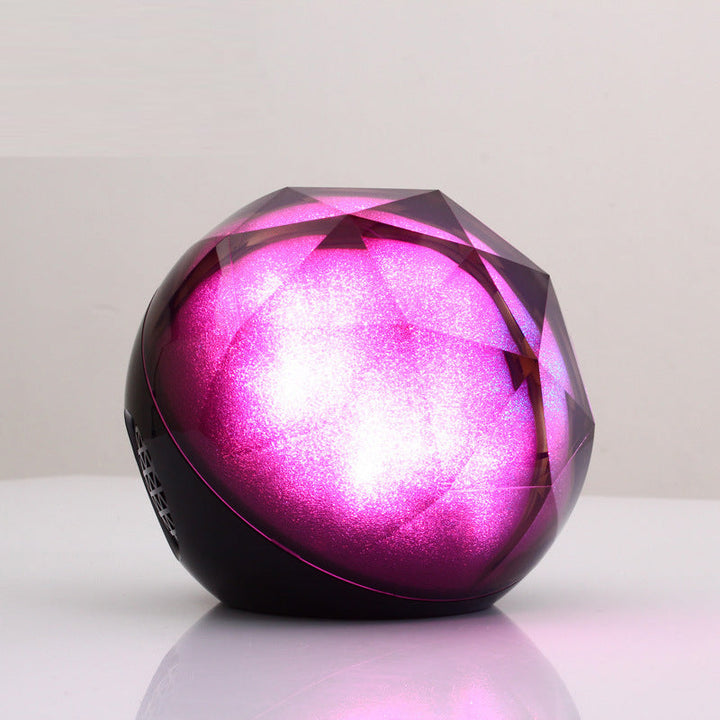 Geometric Galaxy Orb Speaker Lamp