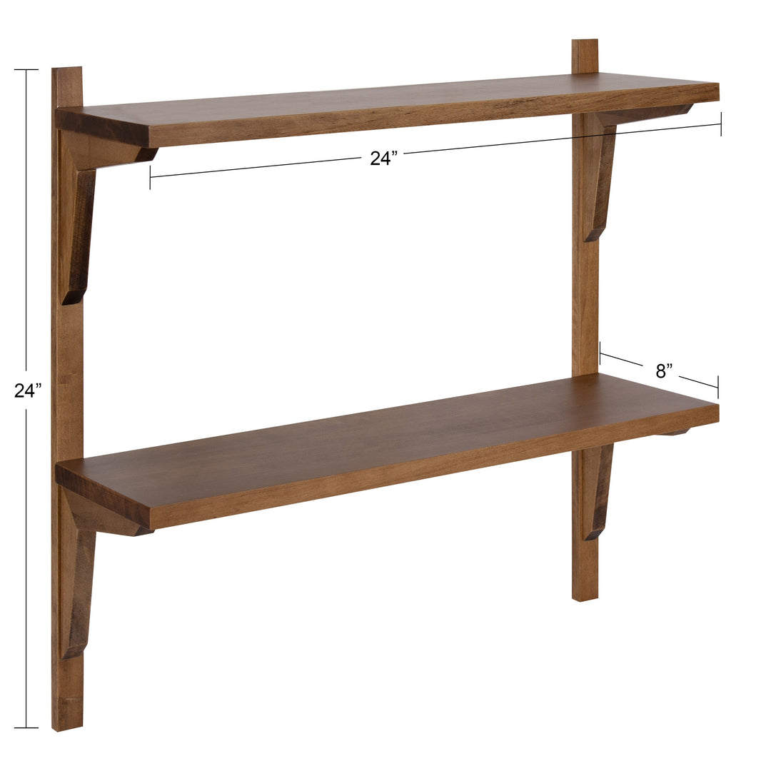 Meridien Wood Wall Shelf