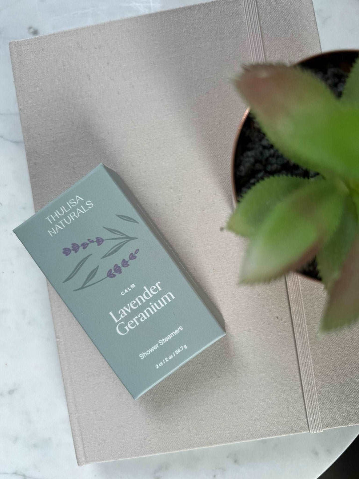 Calm Lavender Geranium Shower Steamers -2 Pack