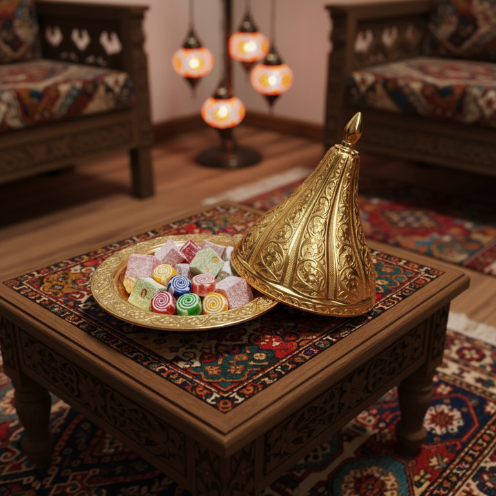 Amira Gold Snack Bowl
