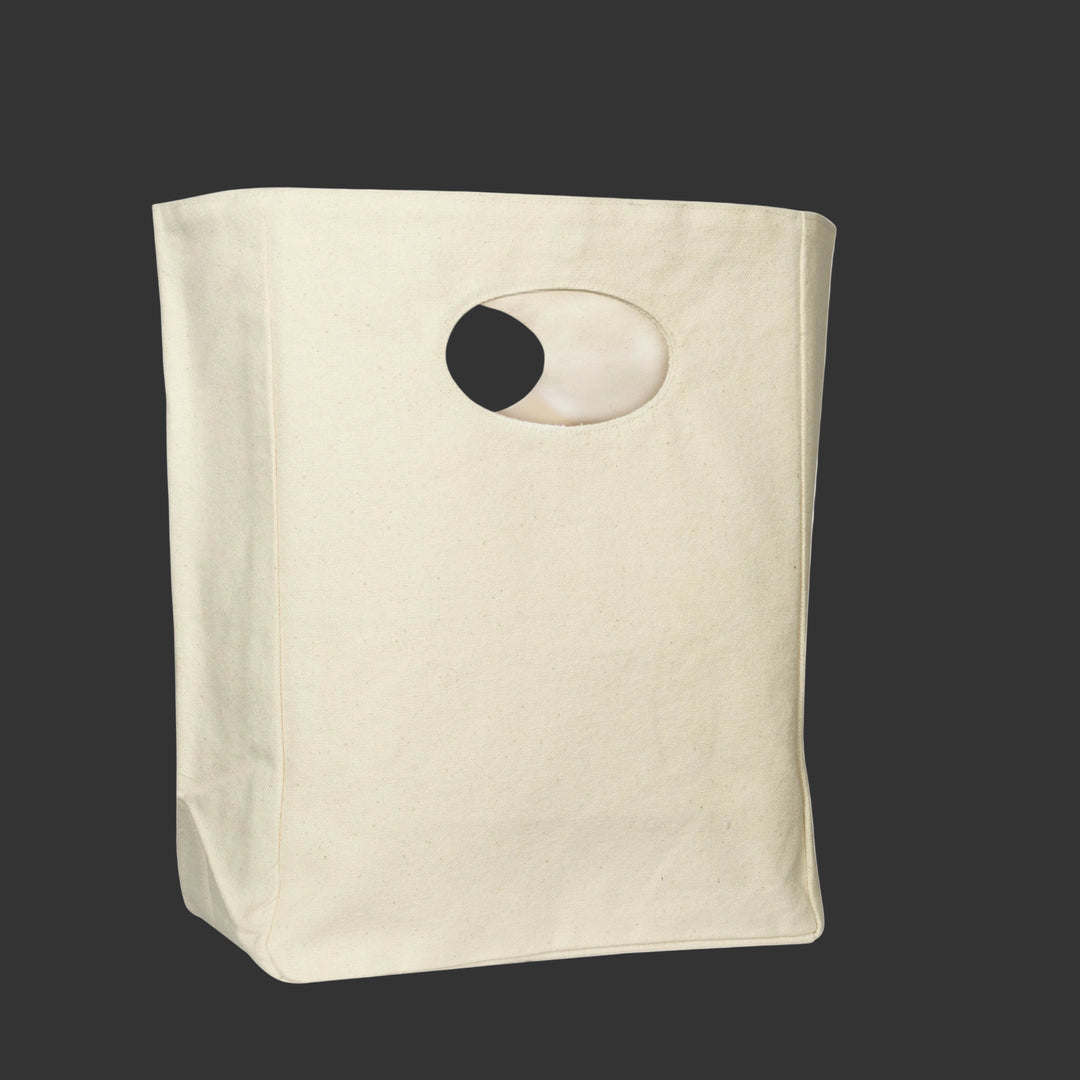 Reusable Organic Cotton Canvas Lunch Bag–Snap Closure
