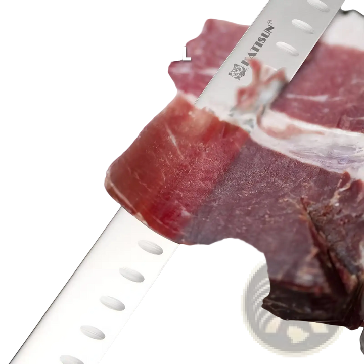 Carbon Steel 10 Inch Chef Knife for Meat and Ham