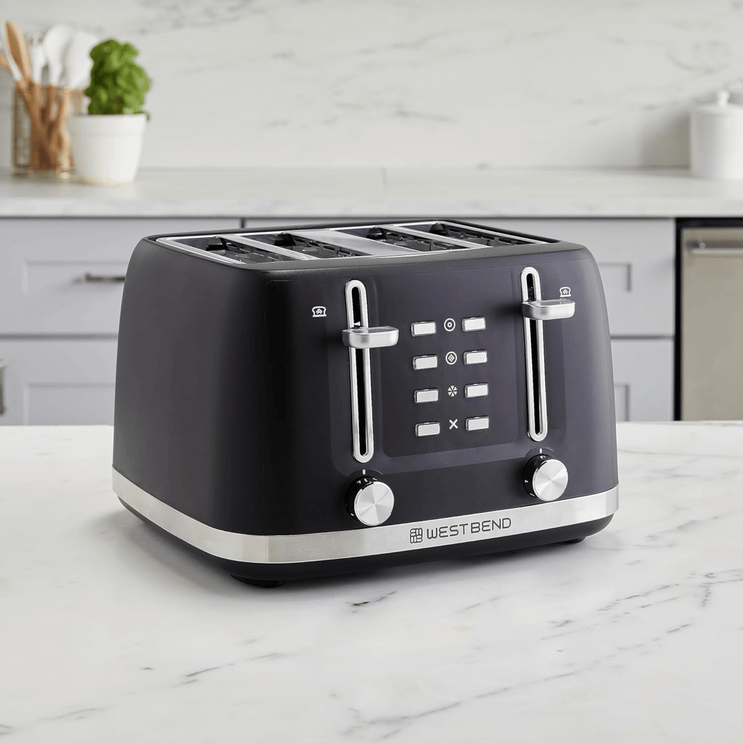 West Bend 4‑Slice Toaster—Stainless Steel