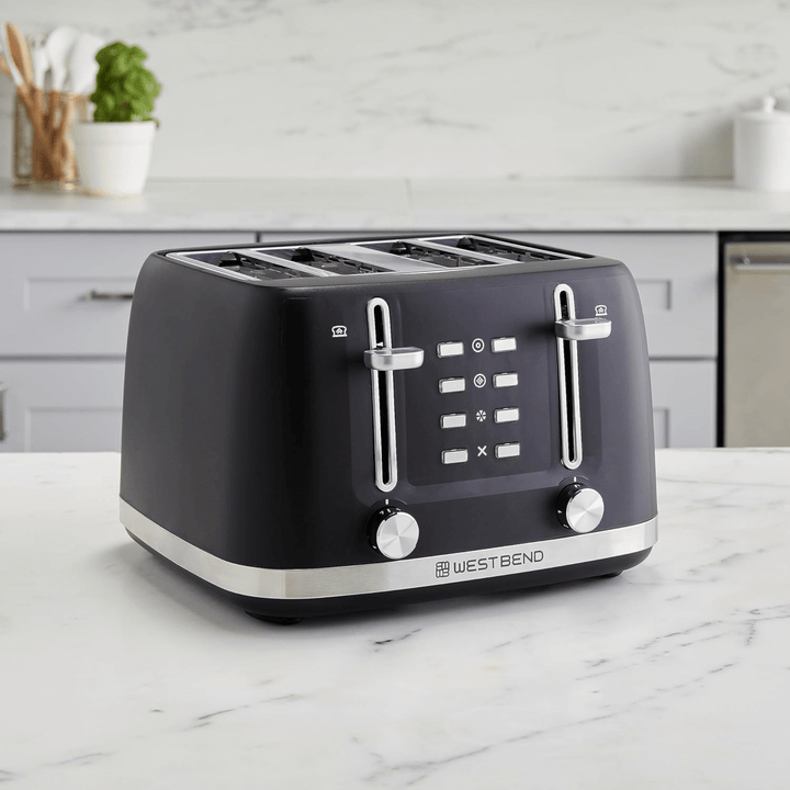 West Bend 4‑Slice Toaster—Stainless Steel