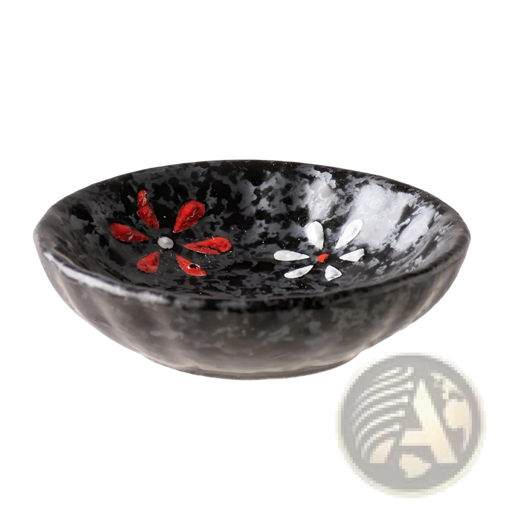 Ceramic Condiment Bowls Hand Painted Snack Dishes