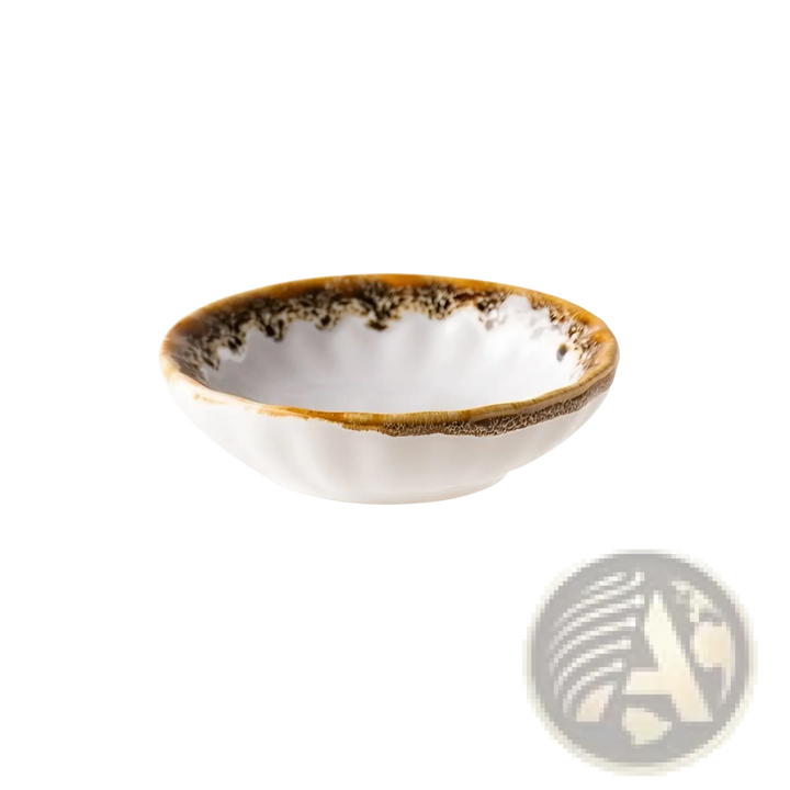 Ceramic Condiment Bowls Hand Painted Snack Dishes