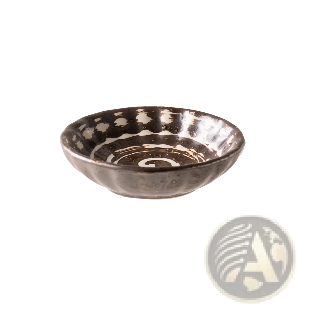 Ceramic Condiment Bowls Hand Painted Snack Dishes
