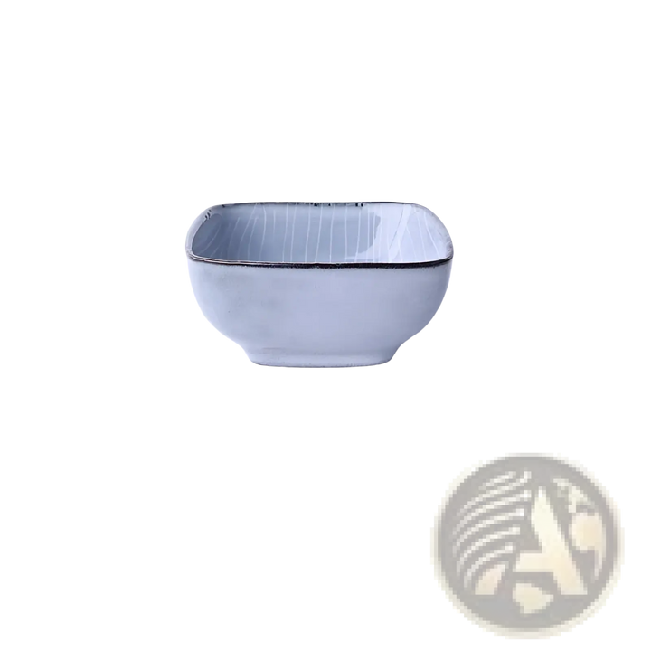 Ceramic Dinnerware Set Retro Ribbed Plates and Bowls