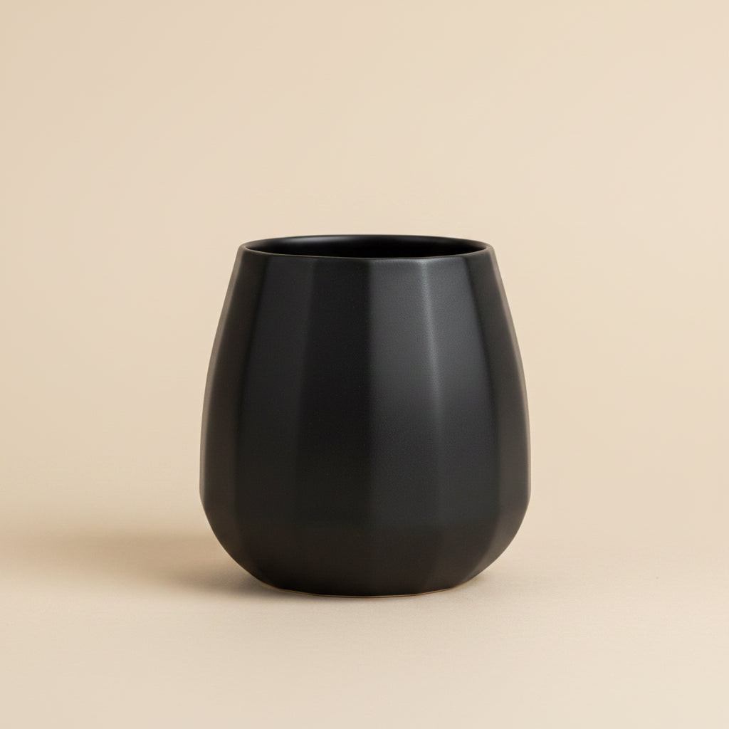 Ceramic Stemless Wine Cup  (Set of 2) — Drinkware, [material], Ember Collective