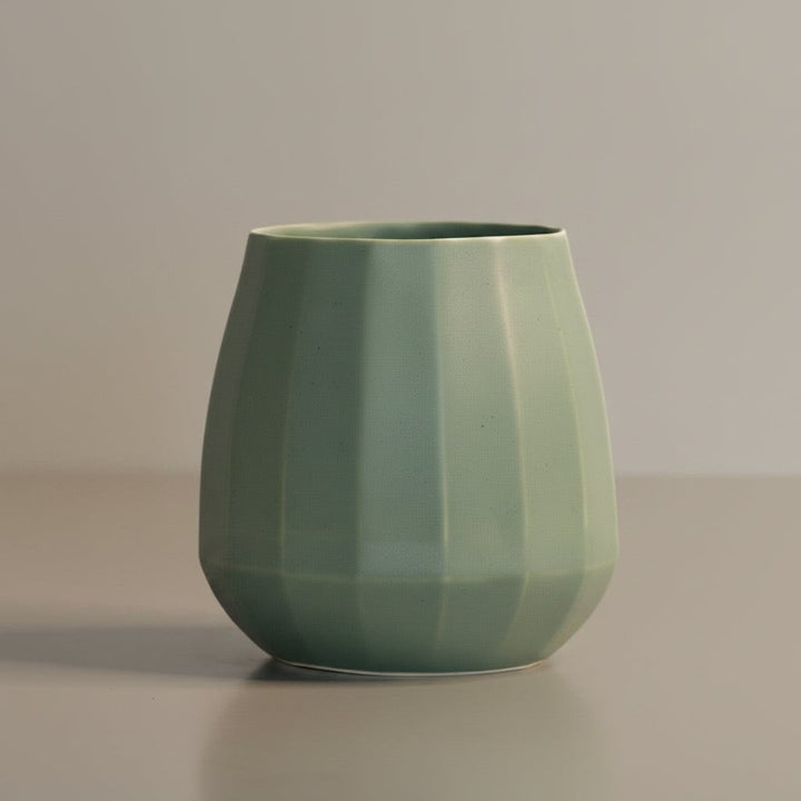 Ceramic Stemless Wine Cup  (Set of 2) — Drinkware, [material], Ember Collective