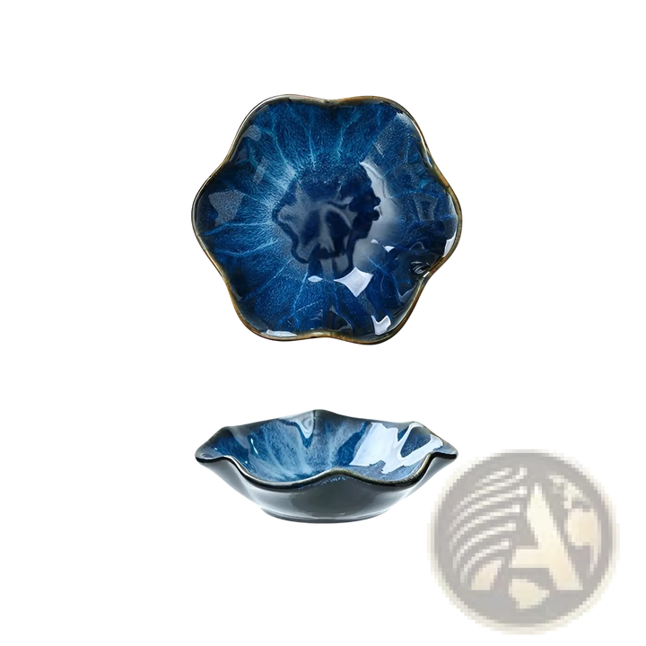Ceramic Tableware Set Scalloped Fambe Diamond Dishes