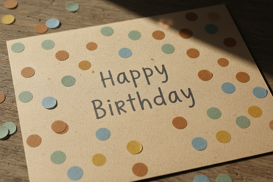 Birthday Gift Cards for Children