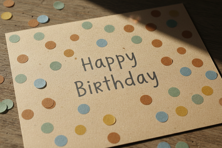 Birthday Gift Cards for Children