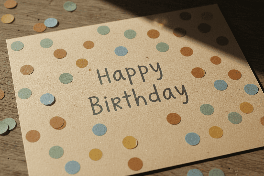 Birthday Gift Cards for Children