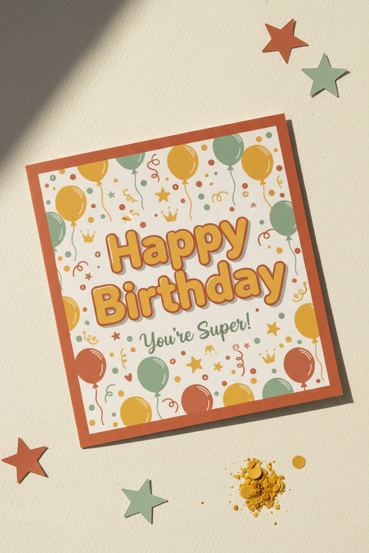 Birthday Gift Cards for Children
