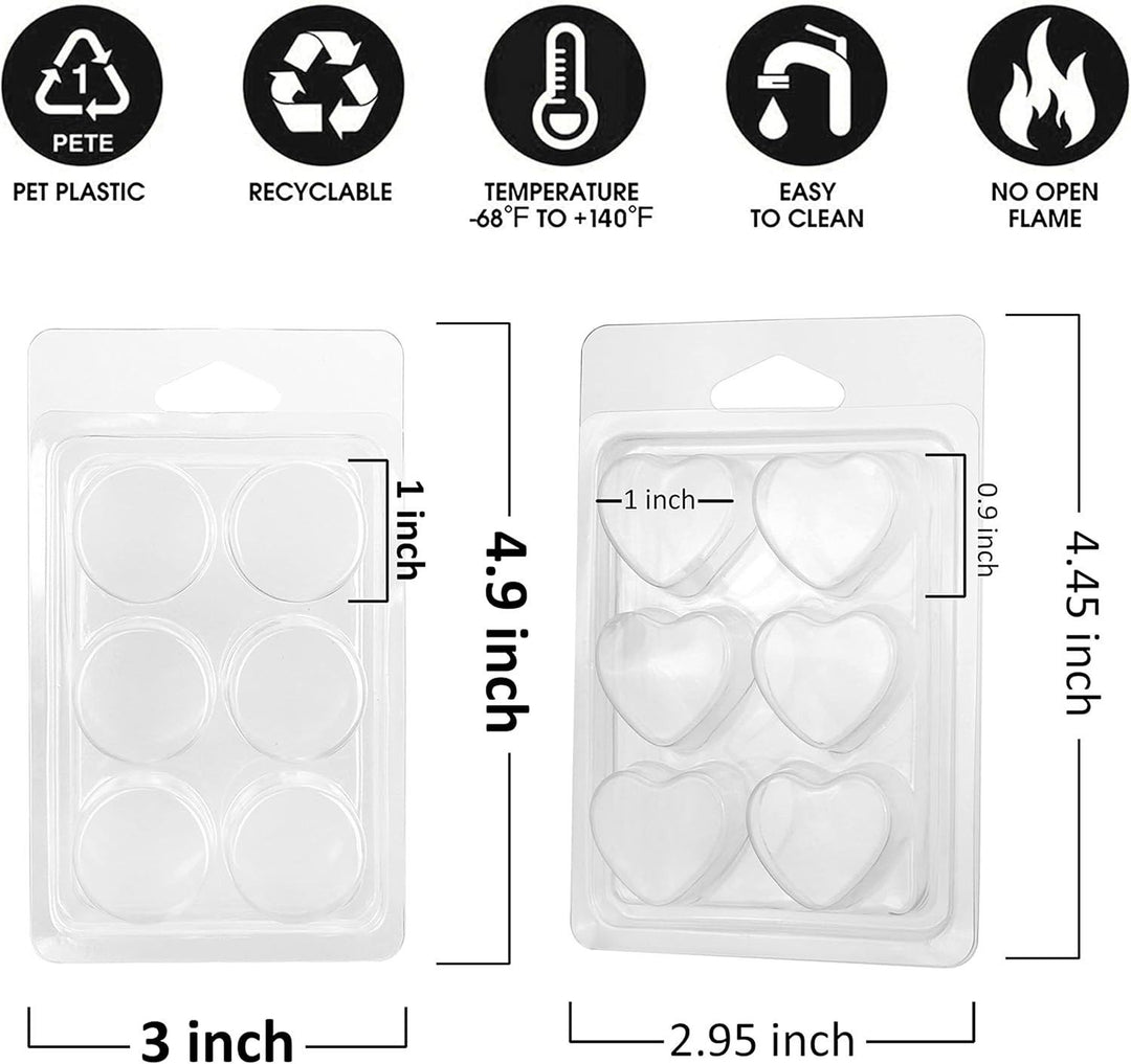 clamshell Wax Melts - Spa & Relaxation  – Calming Aromas for Wellness, Self-Care & Gift Sets