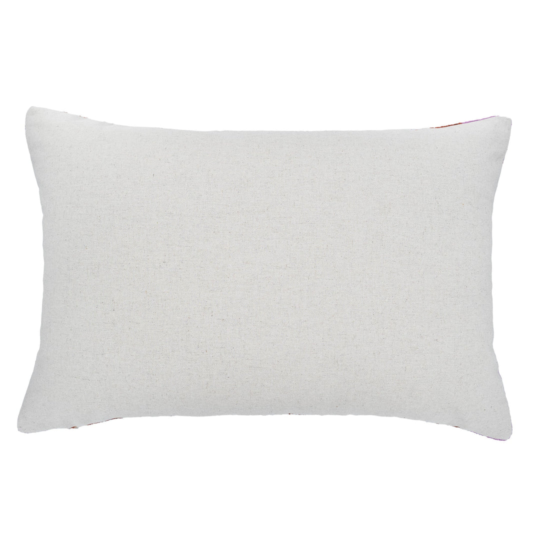 Solid light-cream pillow cover with smooth fabric, no visible pattern