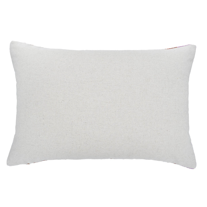 Solid light-cream pillow cover with smooth fabric, no visible pattern