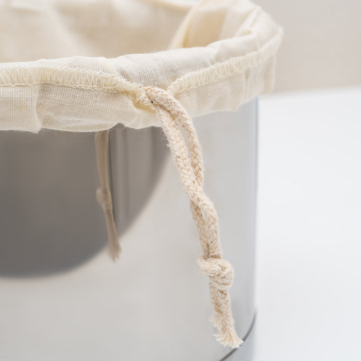 Organic Cotton Nut Milk & Straining Bags (Set of 4 Sizes0