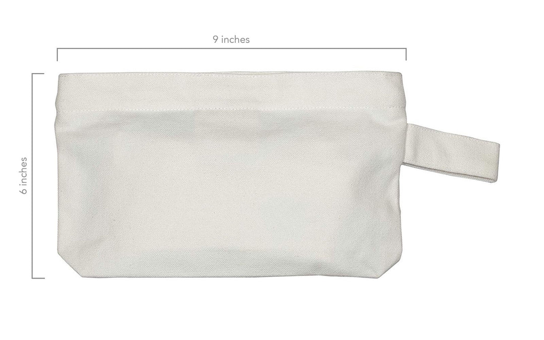 Organic Cotton Canvas Zipper Pouch