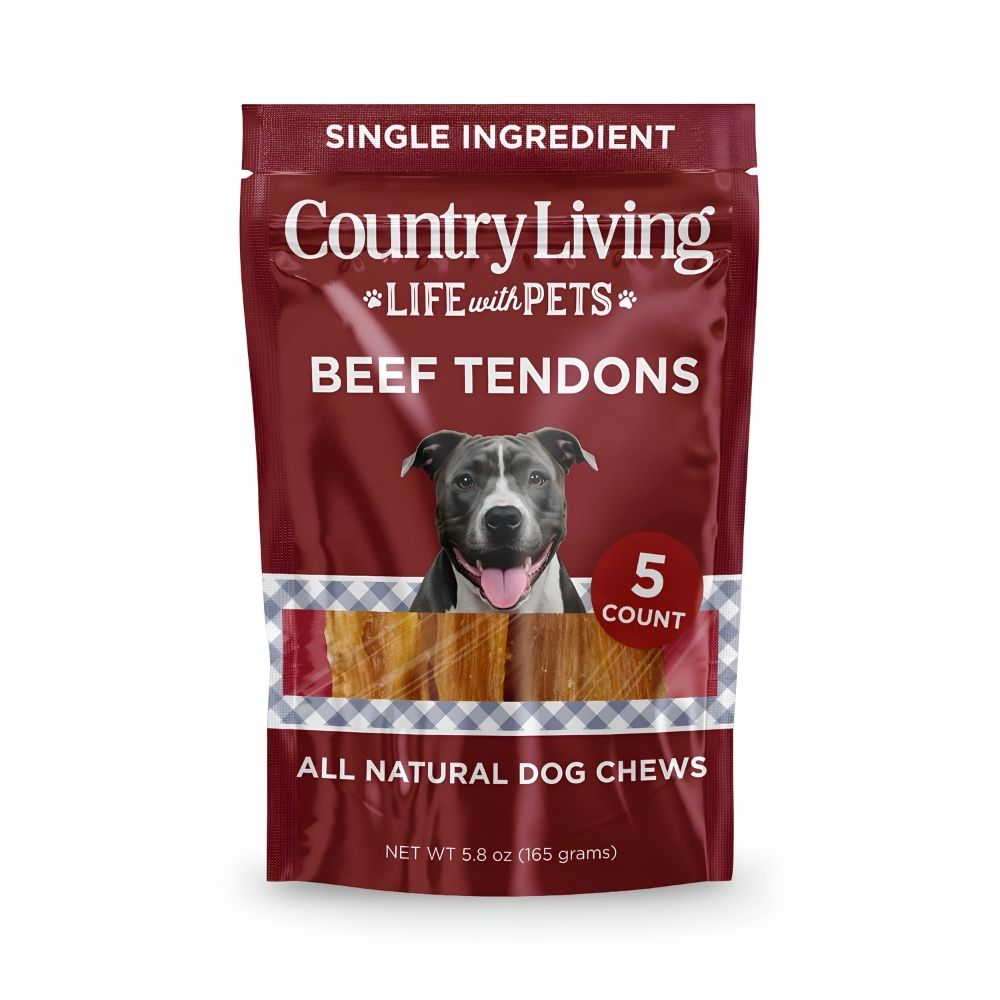 CountryLiving beef tendon dog chews 5-count pouch