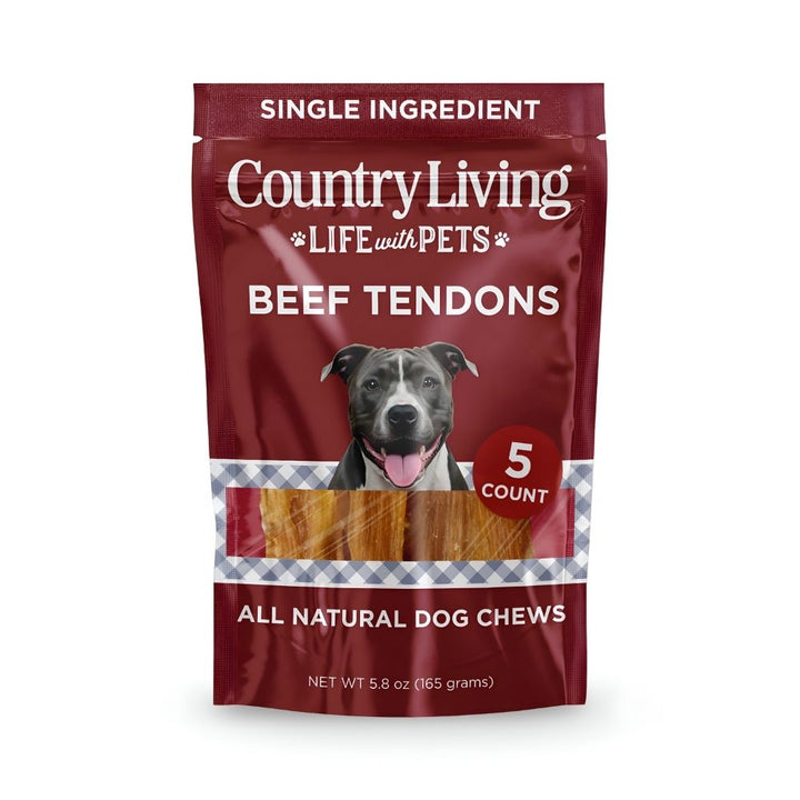 CountryLiving beef tendon dog chews 5-count pouch