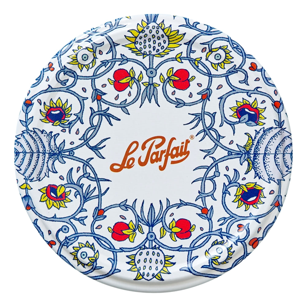 Le Parfait–Twist Lids 82 mm  (Six Pack–Assorted Designs)