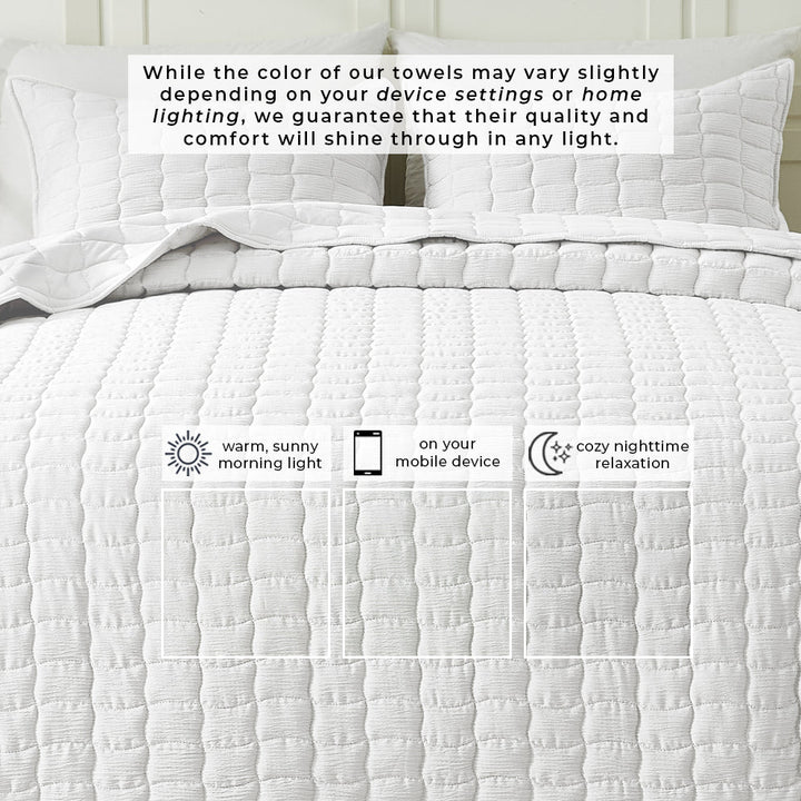 Gauze Quilt Set - Wave Stitch Collection